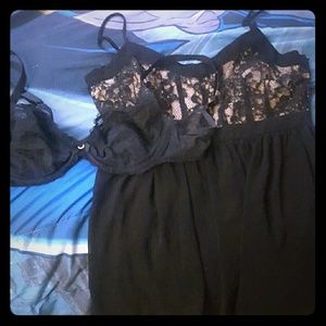 Dress an a bra